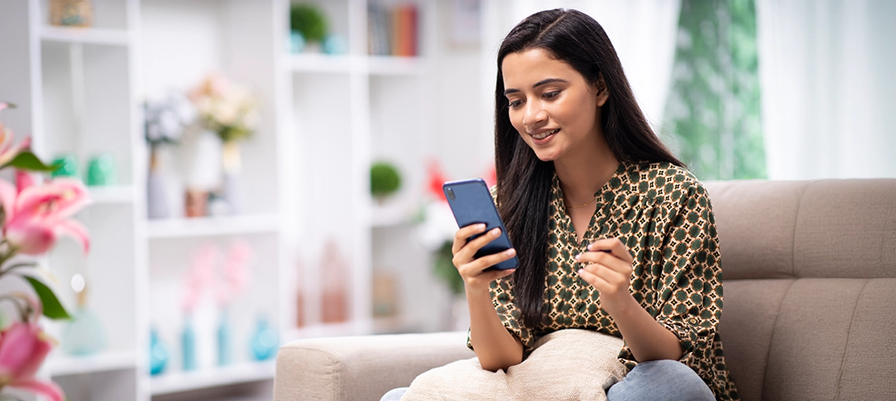 Consumer Finance customer using the digital lending platform